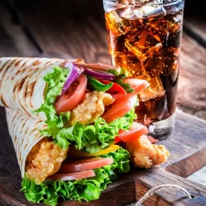 Chicken Wrap Combo