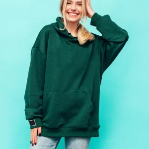 Emerald Green Oversized Hoodie